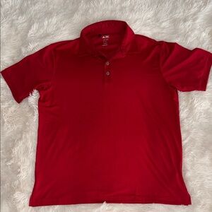 adidas Vibrant Red Polo Shirt